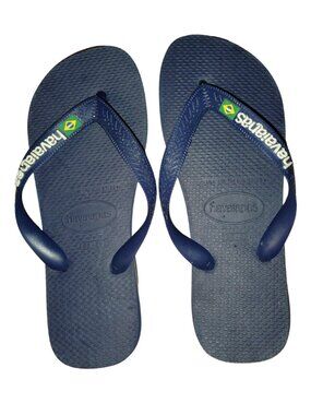 Havaianas Men's Brazil Logo Flip-Flop Sandals Women's Size 6 / Men's Size 5